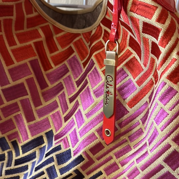 Cole Haan multicolor geometric shoulder bag - Picture 2 of 7